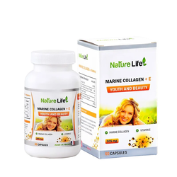 Viên Uống Nature Life Marine Collagen + E (Youth &...