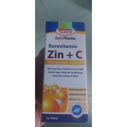 Eurovitamin zin+c - Bổ sung kẽm gluconat và vitami...