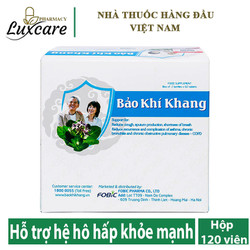 Bảo khí khang - Giúp tăng cường sức khỏe hệ hô hấp...