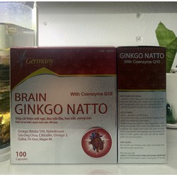 HOẠT HUYẾT DƯỠNG NÃO BRAIN GINKGO NATTO Hộp 100 Vi...