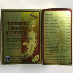 HOMRAMIN GINSENG NHÂM SÂM - TĂNG CƯỜNG THỂ LỰC