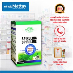 Spirulina - Organika - Chai 90 Viên - Tăng Sức Đề...