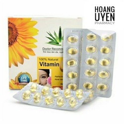 Viên uống đẹp da Vitamin E 400 kèm tinh chất nha đ...