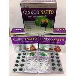 BỔ NÃO GINKGO NATTO CHÍNH HÃNG HỘP 100 VIÊN