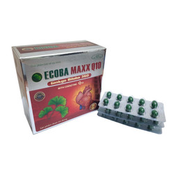 Ecoba Maxx Q10 Ginkgo Biloba 360 Hỗ trợ hoạt huyết...
