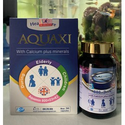 Viên uống AQUAXI bổ sung canxi cho mẹ bầu,trẻ nhỏ,...