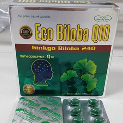 Eco biloba Q10 Viên uống bổ não HOẠT HUYẾT DƯỠNG N...