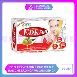 Viên Uống Bổ Sung Vitamin E EDK500 - Giúp Tăng Cườ...