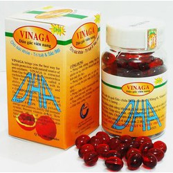 DẦU GẤC VINAGA-DHA SÁNG MẮT ĐẸP DA(100 viên)