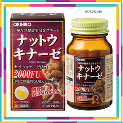 Viên Uống Chống Đột Quỵ Natto Kinase 2000FU-Nhật