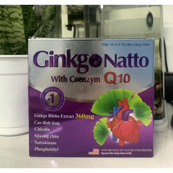 (chính hãng) (Chính Hãng) Ginkgo natto Coenzym Q...