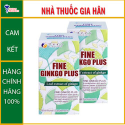 Fine Ginkgo Plus - Tăng Tuần Hoàn Máu Não Hộp 400...