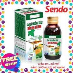 [Combo 2 chai] Siro Ho Cao Lá Thường Xuân TỎI ĐEN...