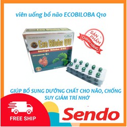VIên uống bổ não EcoBiloba Q10 - Giúp tăng cường l...