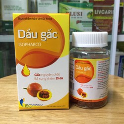 Dầu gấc Isopharco lọ 100 viên
