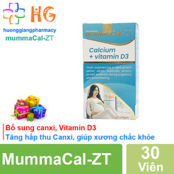 MummaCal-ZT - Bổ sung Canxi, Vitamin D3, tăng hấp...
