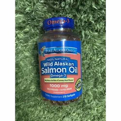 Hộp đựng dầu cá hồi wild Alaskan Salmon Oil lọ 210...
