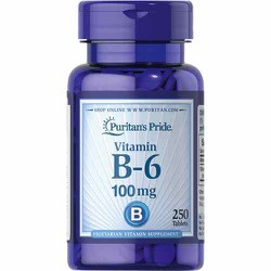 Vitamin B-6 (Pyridoxine Hydrochloride) Puritan's P...