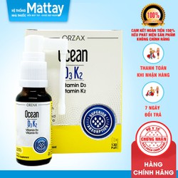 Ocean D3 K2 - Chai 20ml - Bổ sung Vitamin D3 và Vi...