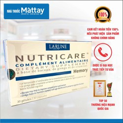 Viên Uống Bổ Não, Tăng Cường Trí Nhớ Nutricare Mem...
