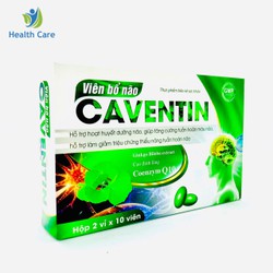 CAVENTIN - Viên uống bổ não- 2 vỉ x 10 viên