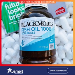 Viên uống Blackmores Odourless Fish Oil 1000mg 400...