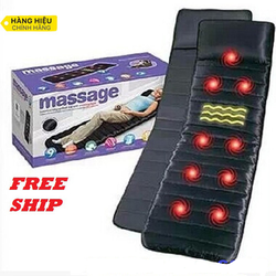 [Tặng khăn] NỆM MASSAGE TOÀN THÂN 9 BI - Đệm ghế m...