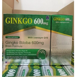 Ginkgo 600mg with coenzym Q10 viên uống hoạt huyết...
