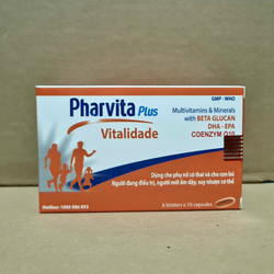 Pharvita Plus Bổ Sung Vitamin Và Khoáng Chất Vỉ 60...