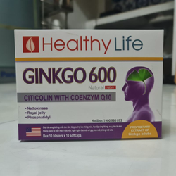 Ginkgo 600 Giúp hoạt huyết dưỡng não, bền thành mạ...