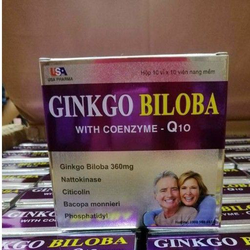Hoạt huyết dưỡng não, bền thành mạch Ginkgo biloba...