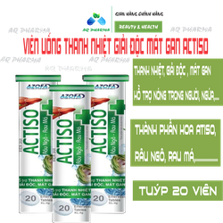 (COMBO 10 TUYP )-Viên Sủi Thanh Nhiệt ATISO , RAU...