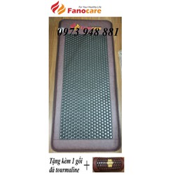 Giường/ Nệm đá nhiệt nóng đá lục giác đen kích thư...