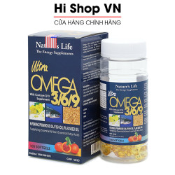 Viên dầu cá Omega 369 Nature Life Bổ não, sáng mắt...