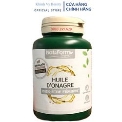 Tinh Dầu Hoa Anh Thảo Hữu Cơ Pháp 1500mg Lọ 200 Vi...
