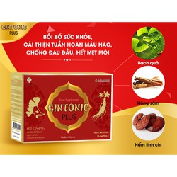 Bổ não GINTONIC PLUS HÀN QUỐC - DƯỠNG NÃO, hết đau...