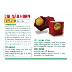 CẢI NÃO HOÀN 1 viên - TPCN hỗ trợ phòng ngừa tai b...