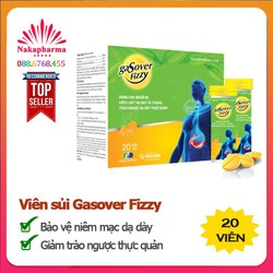 Gasover Fizzy - Viên sủi hỗ trợ bảo vệ niêm mạc dạ...