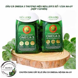 Dầu cá Moller’s nội địa Na-Uy [Hộp 112 viên]