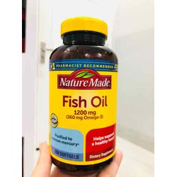 VIÊN NATURE MADE FISH OIL 1200MG 200V CỦA MỸ