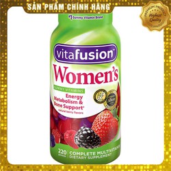 𝐕𝐈𝐓𝐀𝐅𝐔𝐒𝐈𝐎𝐍 𝐖𝐎𝐌𝐄𝐍 𝐒 𝐆𝐔𝐌𝐌𝐘 VITAMINS 220 viên - KẸO...
