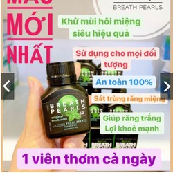Viên thơm miệng thảo dược Breath pearls (50v - Chí...