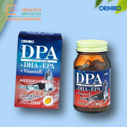 Viên Uống Bổ Não DHA EPA VITAMIN E ORIHIRO 120 Viê...