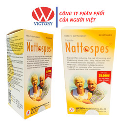 Nattospes Hộp 90 Viên - Hỗ Trợ Tăng Tuần Hoàn Máu...
