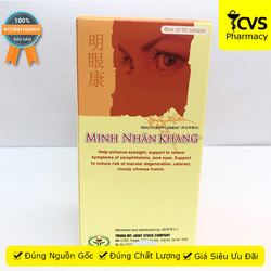 Minh nhãn khang 90 viên Giúp phòng ngừa mù lòa do...