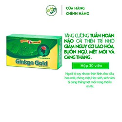 Viên uống tuần hoàn não, Ginkgo Biloba, tăng cường...