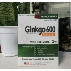 (Chính Hãng) Ginkgo 600 with Coenzym Q10 viên uố...