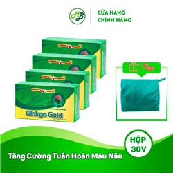 COMBO 4 Hộp Tăng Cường Tuần Hoàn Máu Não, Giảm Ngu...
