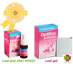 Men vi sinh hồng Optibac Probiotics For Baby & Chi...