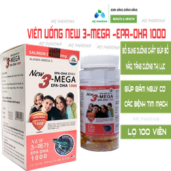 Viên dầu cá Alaska Om.ega 3 New3 - bổ não, sáng mắ...